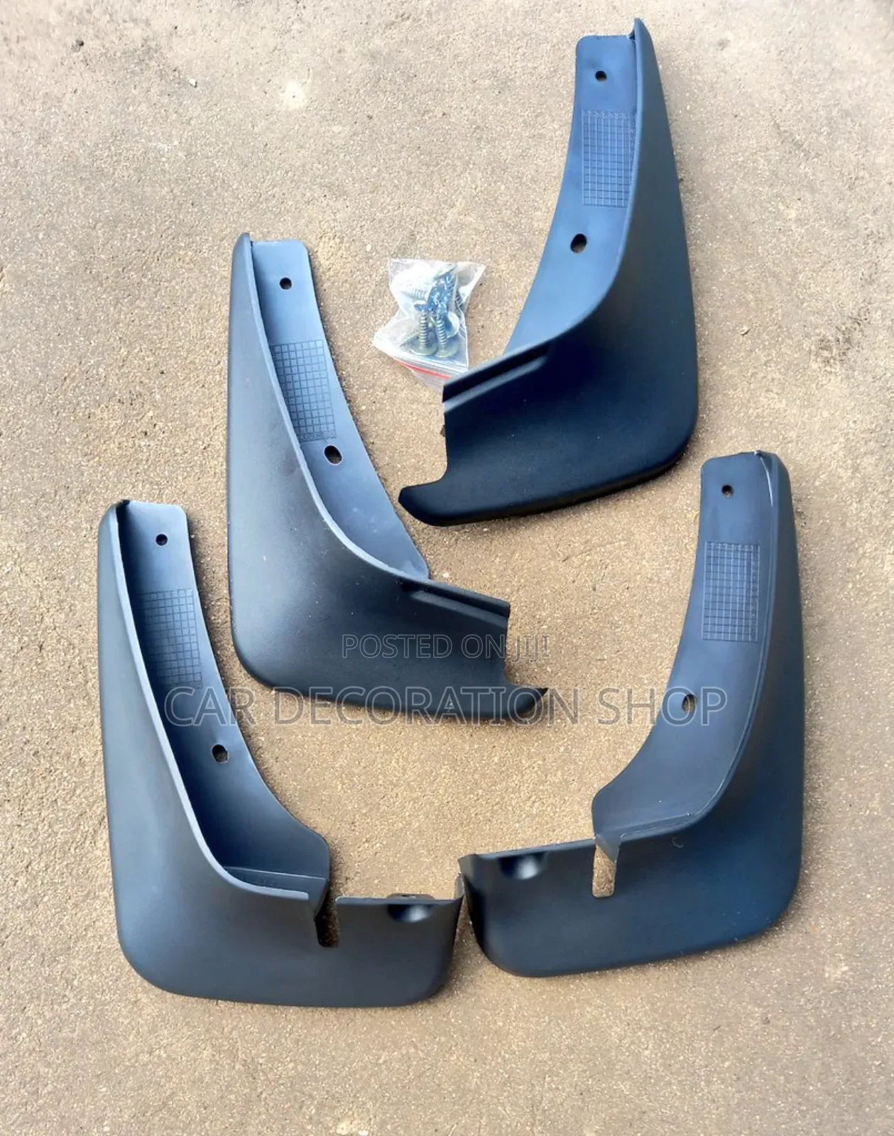 Original Black Probox Mudsplash Mudflaps 4pcs