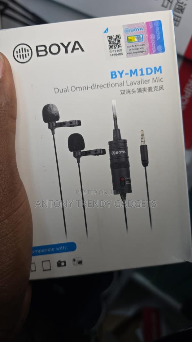 Boya By-m1dm – Dual Lapel Microphone For Dslr & Mobile - main view