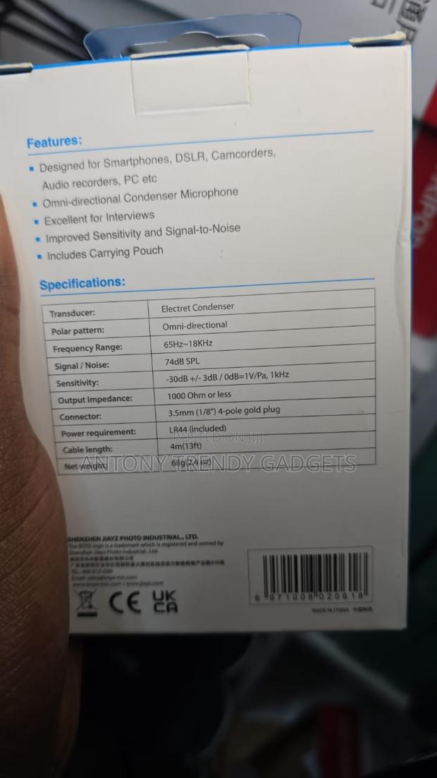 Boya By-m1dm – Dual Lapel Microphone For Dslr & Mobile - thumbnail 2