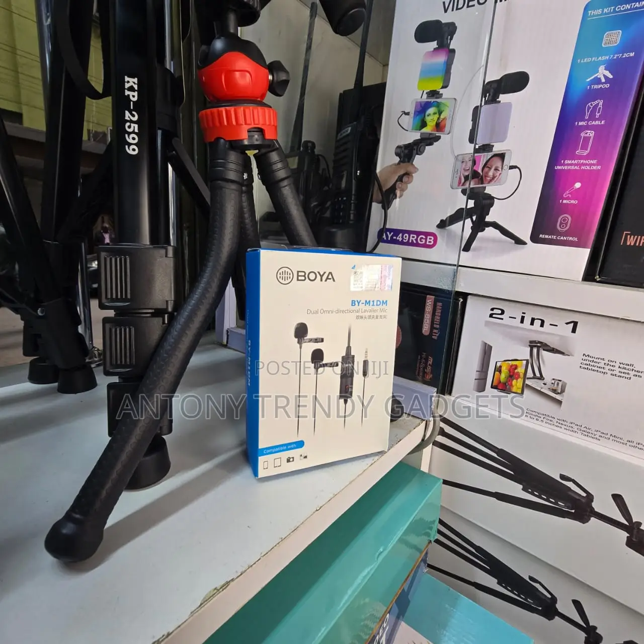 Boya Lavalier Mic by-M1dm – 2 Mics, 4m Cable, 3.5mm Jack