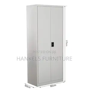 Tall 2-Door Metal Filing Cabinet
