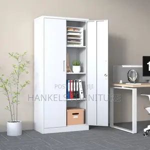 Lockable Storage With Adjustable Shelves