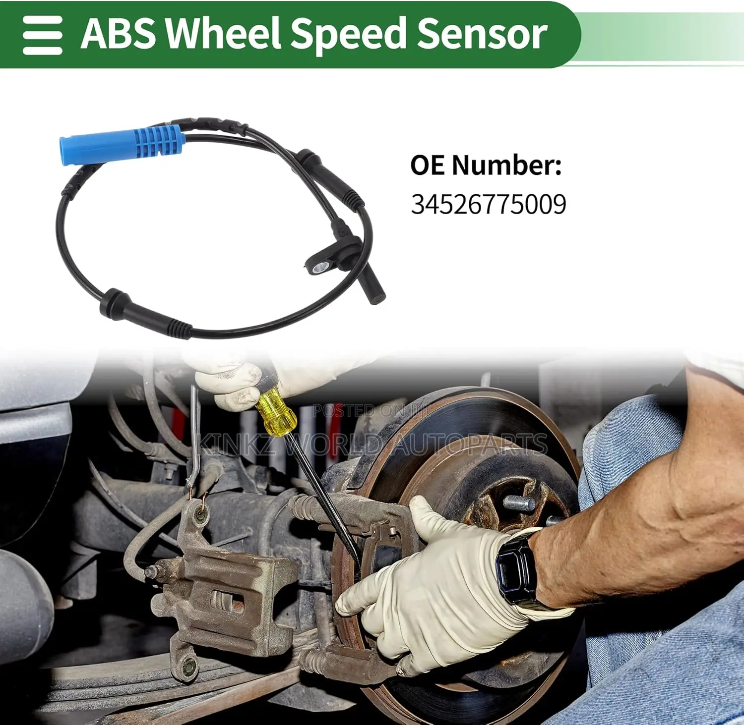 BMW E90 Abs Wheel Speed Sensor Anti-Lock Braking