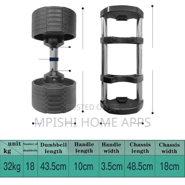 Selectorized Dumbbells Set 24kgs 1 Pc - thumbnail 6