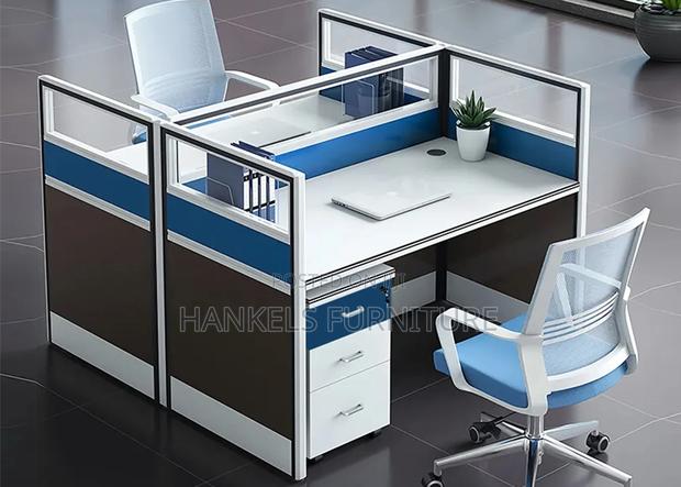 Modular Two Seater Office Workstation - main view