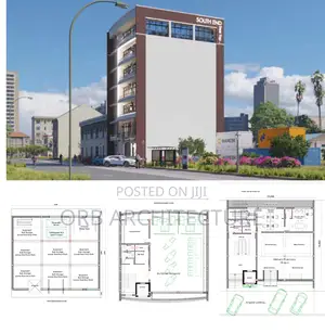 Commercial Ground Floor + Apartment Architectural Layout
