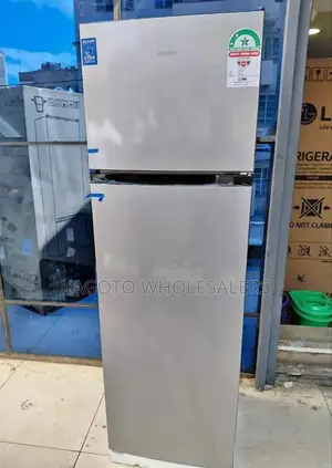 Silver 266l Double Door Alyons Fridge