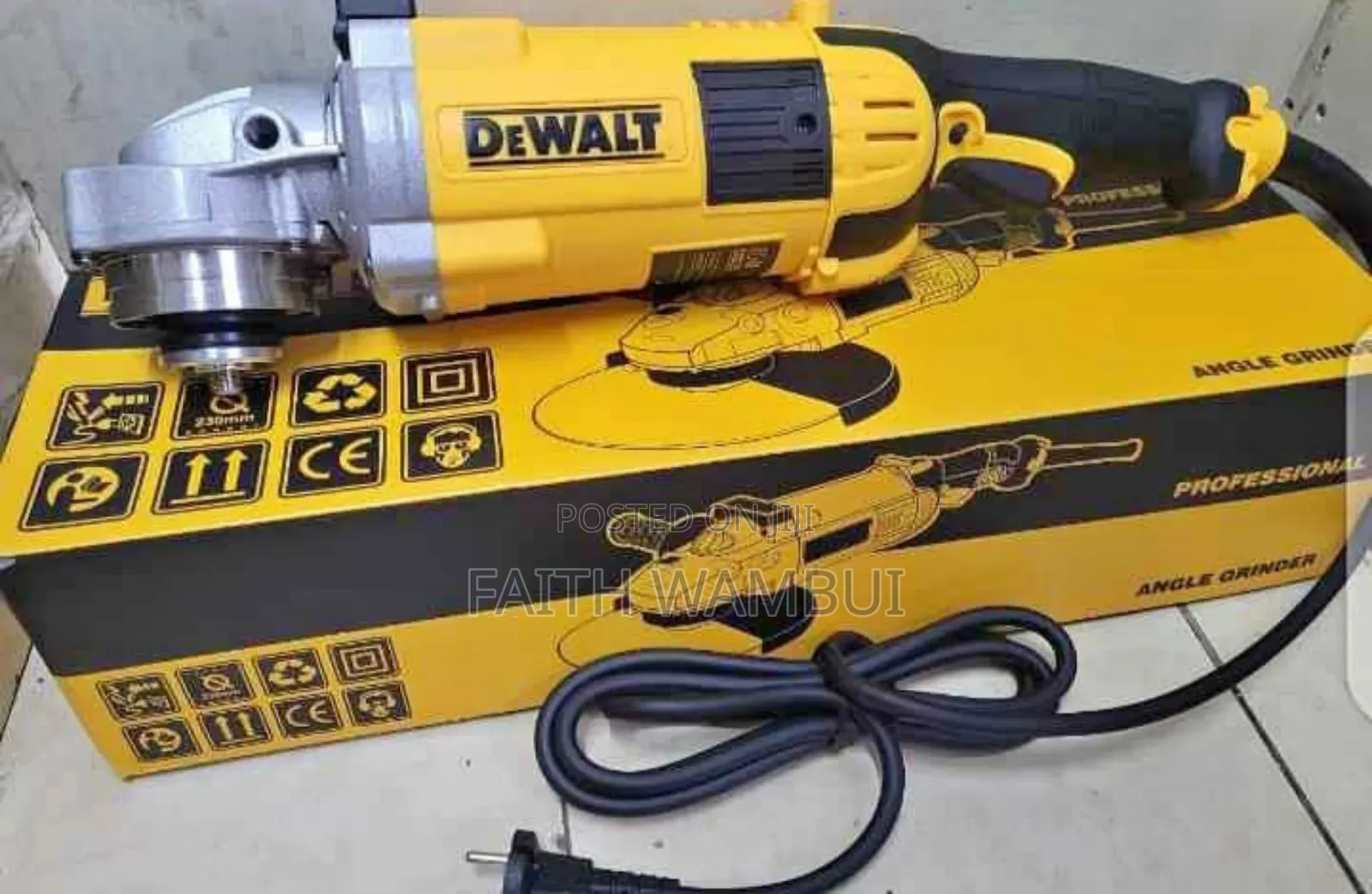 Dewalt 9 Inches Grinder Machine/ Dewalt Angle Grinder