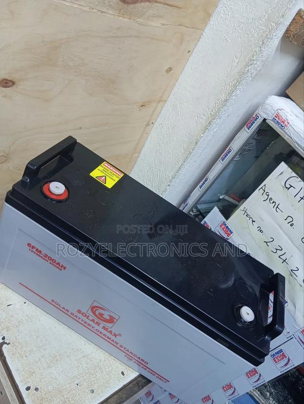 200ah Solar Max Battery Solar