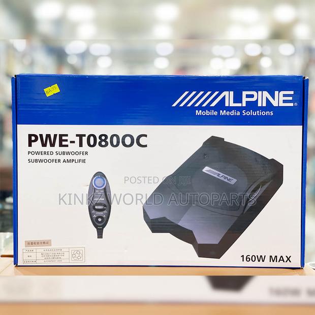Alpine Pwe-T0800c Underseat Subwoofer Car Audio - main view