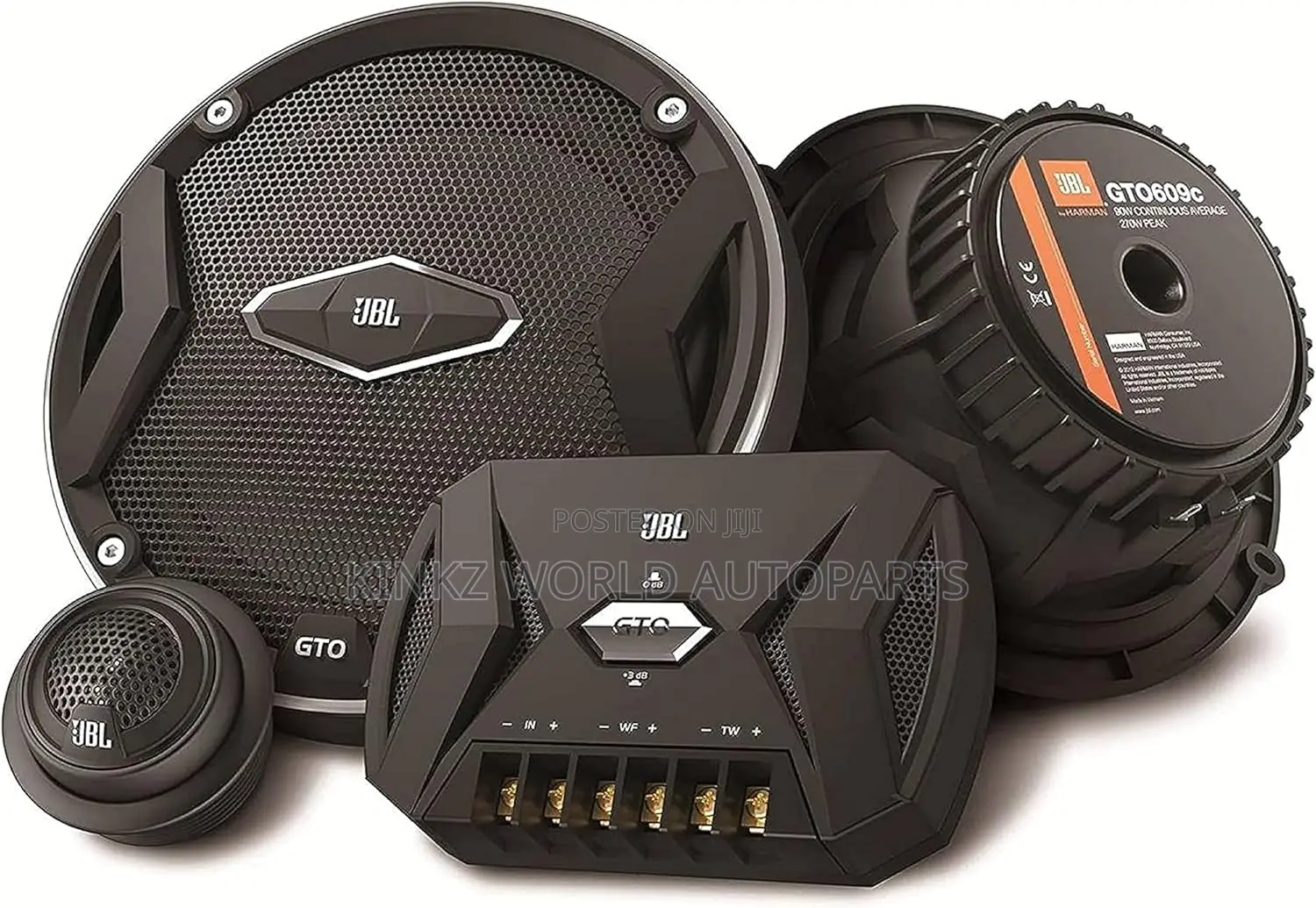 JBL Gto608c 6-1/2" 2way Grand Touring Component Car Speakers