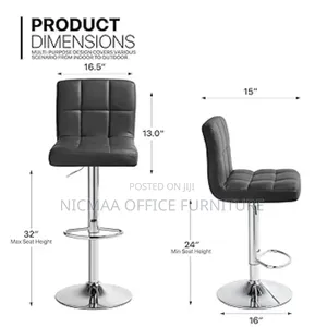 Monibloom Pu Leather Swivel Barstools