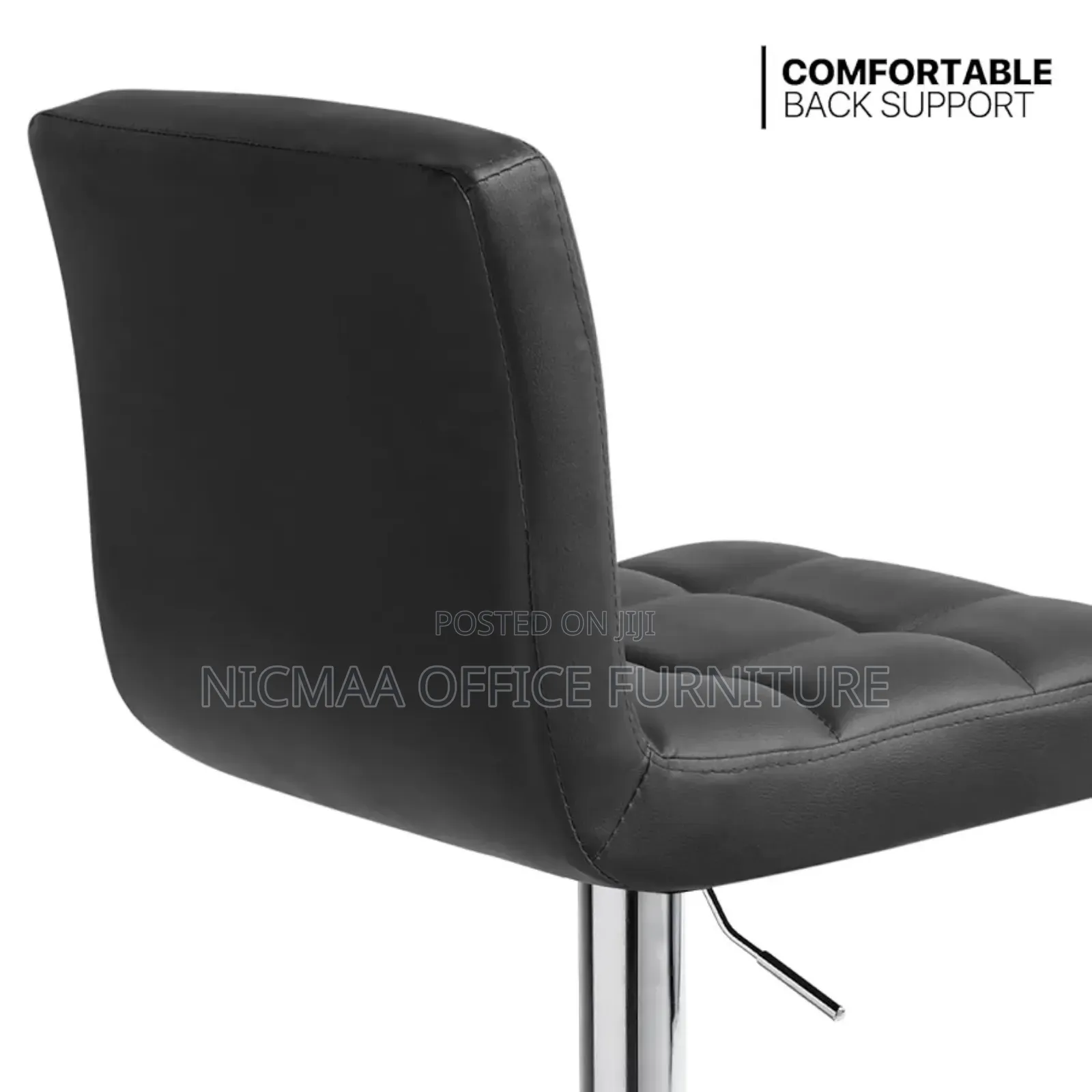Monibloom Pu Leather Swivel Barstools