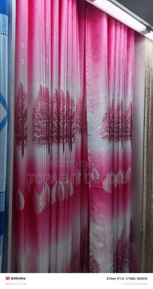 Pinkish With Tree Theme Window Curtains - main view