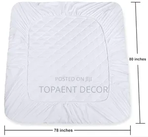 Milk White Breathable Kids And Adults Waterproof Protector