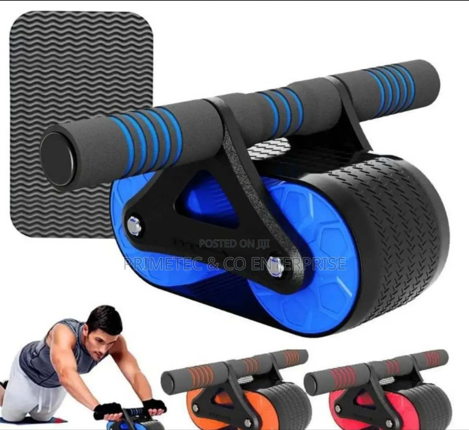 Fitness Ab Roller Coaster Wheel Automatic Rebound