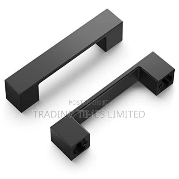 6018 -128mm Drawer Handle Black - main view
