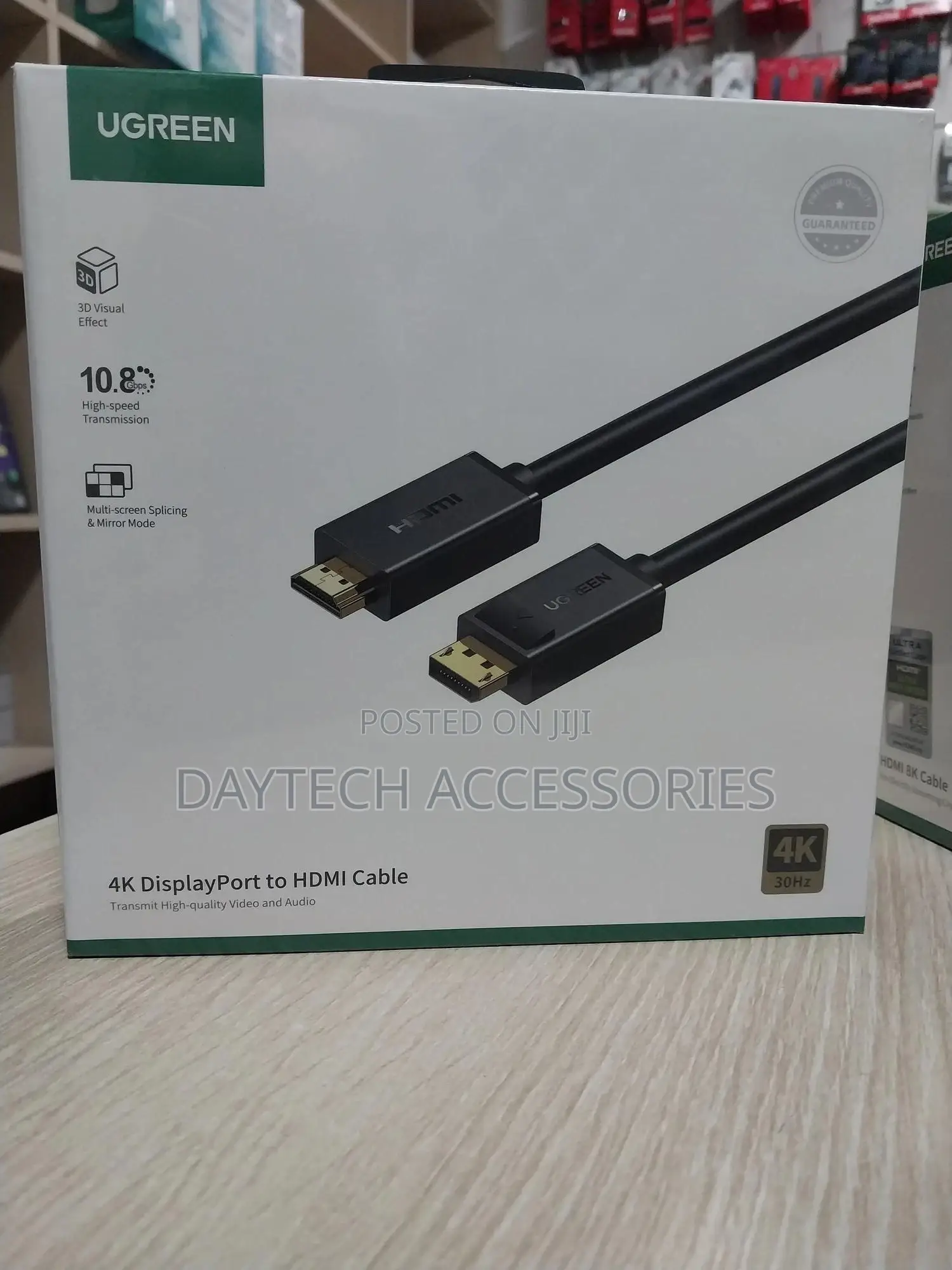 Ugreen 30hz Displayport to Hdmi Cable 60hz 1080p 120hz