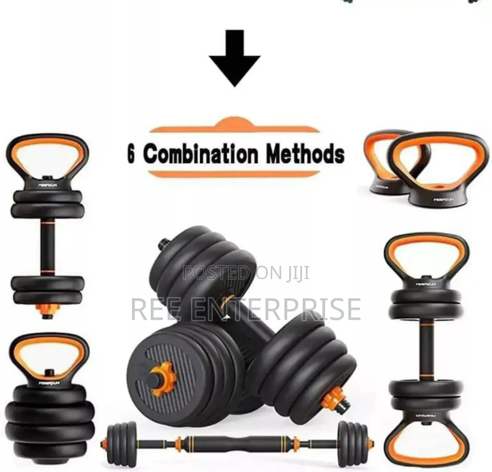 6in1 Adjustable Kettle Bell Weights 30kg