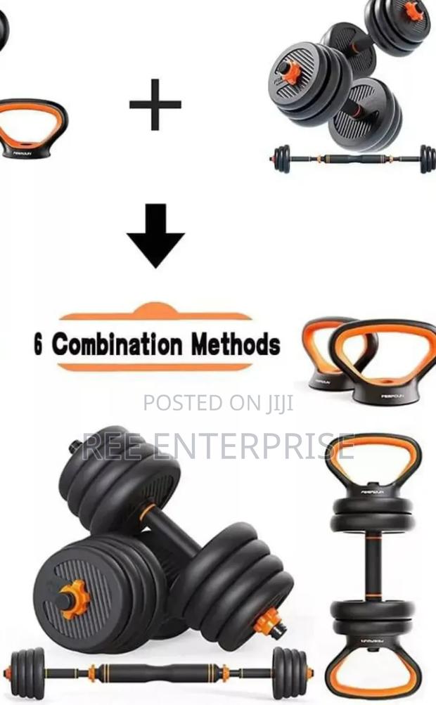 50kg Brand New 6in1 Adjustable Kettle Bell Weights - main view