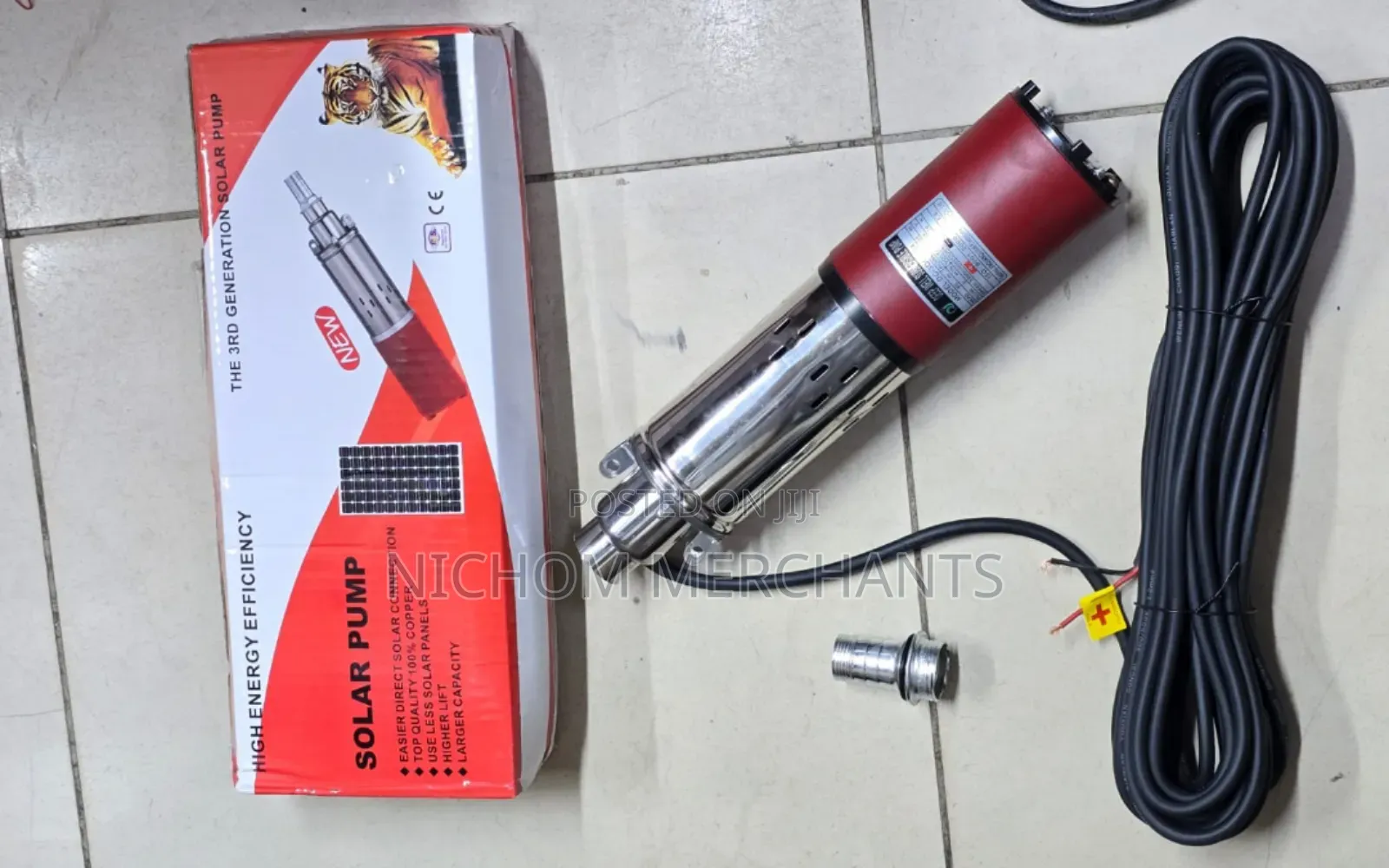 Tiger Submersible Solar Water Pump /50m 250w Solar Pump