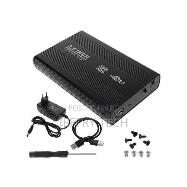 Usb 2.0 Sata 3.5 Inch HDD External Case Hard Disk Enclosure - thumbnail 2