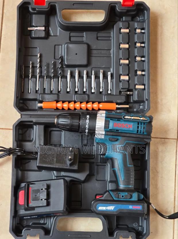 48v Bosch Cordless Drill/Bosch Cordless Impact Drill.