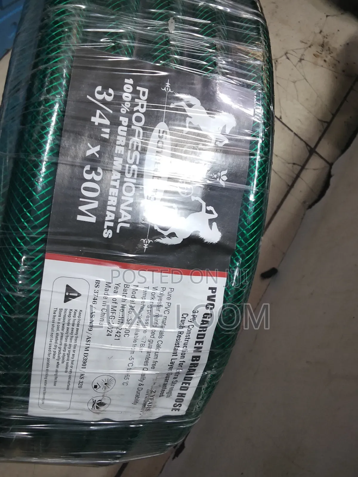 Braided Hose Pipe 3/4inch 30meters