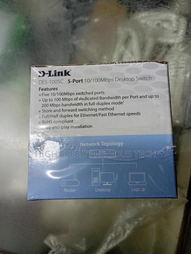 Dlink 5port Switch Des-1005c - thumbnail 2