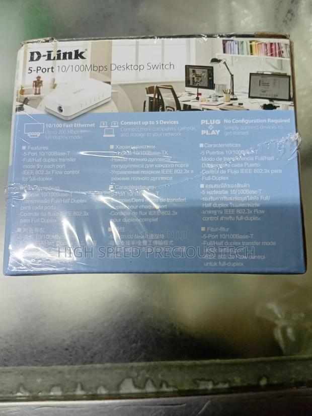 Dlink 5port Switch Des-1005c - thumbnail 3