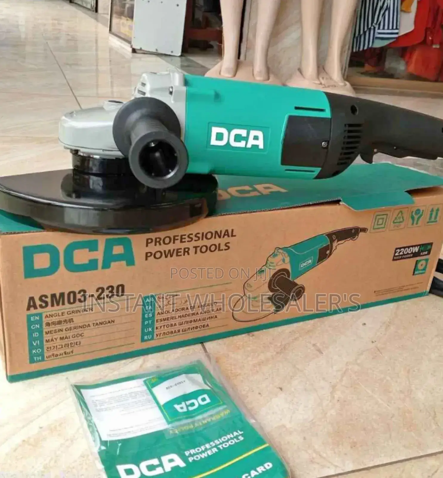 Dca Angle Grinder 9" 2200w