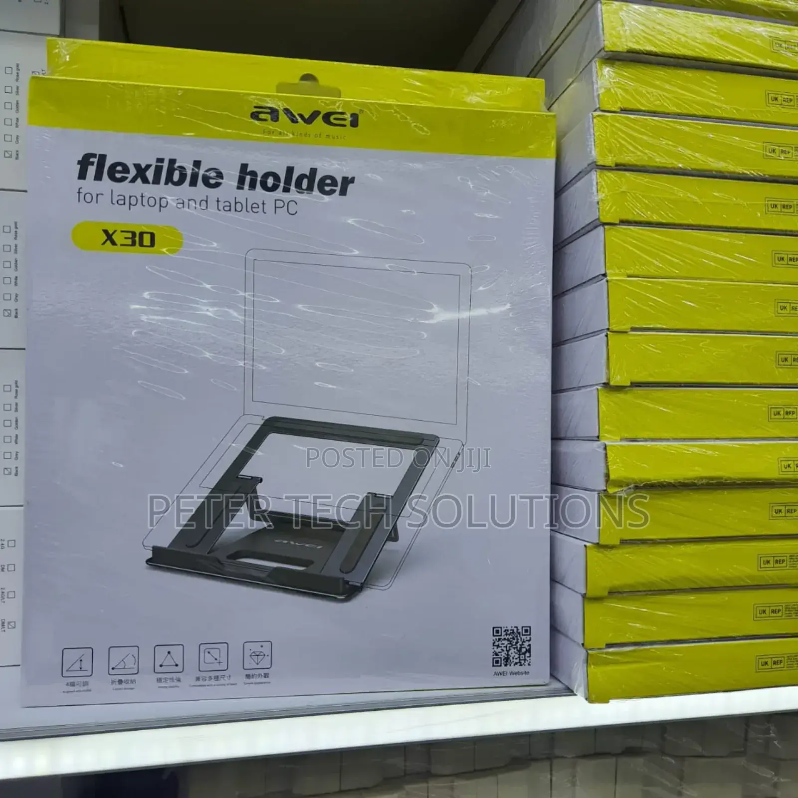 Flexible Awei X30 Metal Desktop Laptop Stand Holder