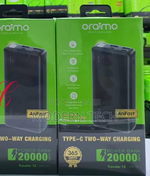 Oraimo Traveler 12 20000mah 12w Power Bank