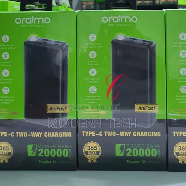 Oraimo Traveler 12 20000mah 12w Opb 1201 Power Bank