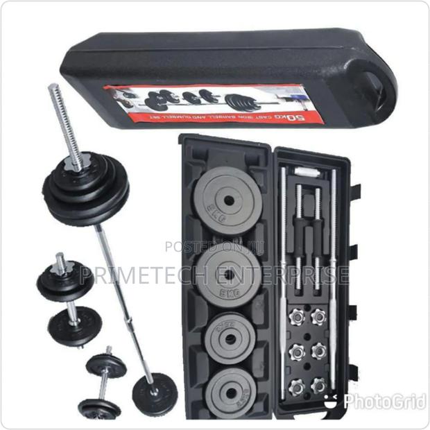 50kg York Barbells and Dumbells - main view