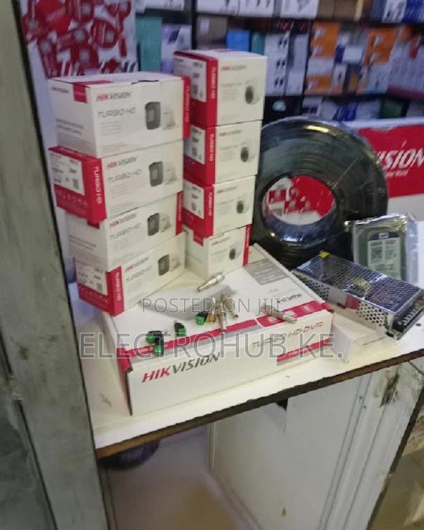 Complete Package of 8 CCTVS Cameras Hik-Vision - main view