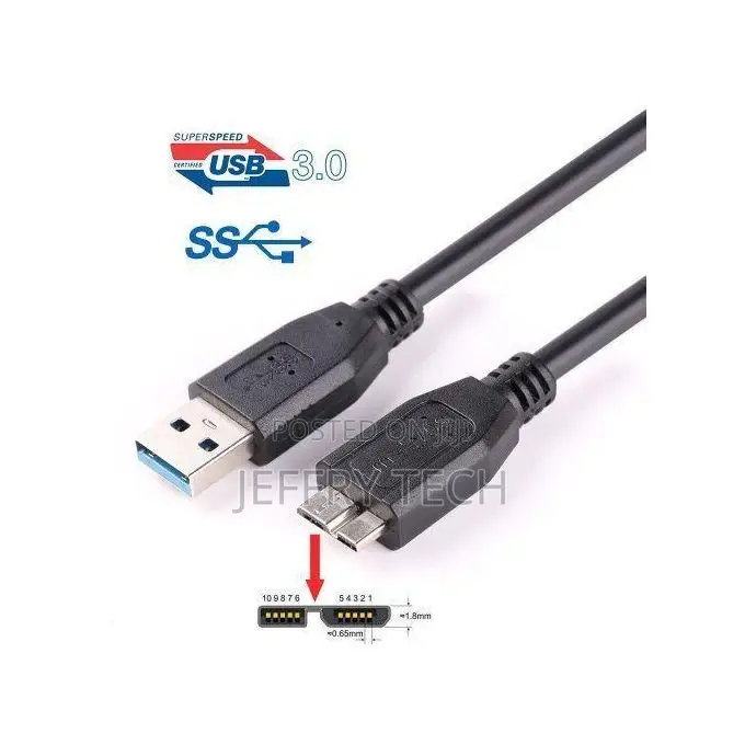 RTS Usb 3.0 External Portable Hard Drive Disk HDD Cable (0.