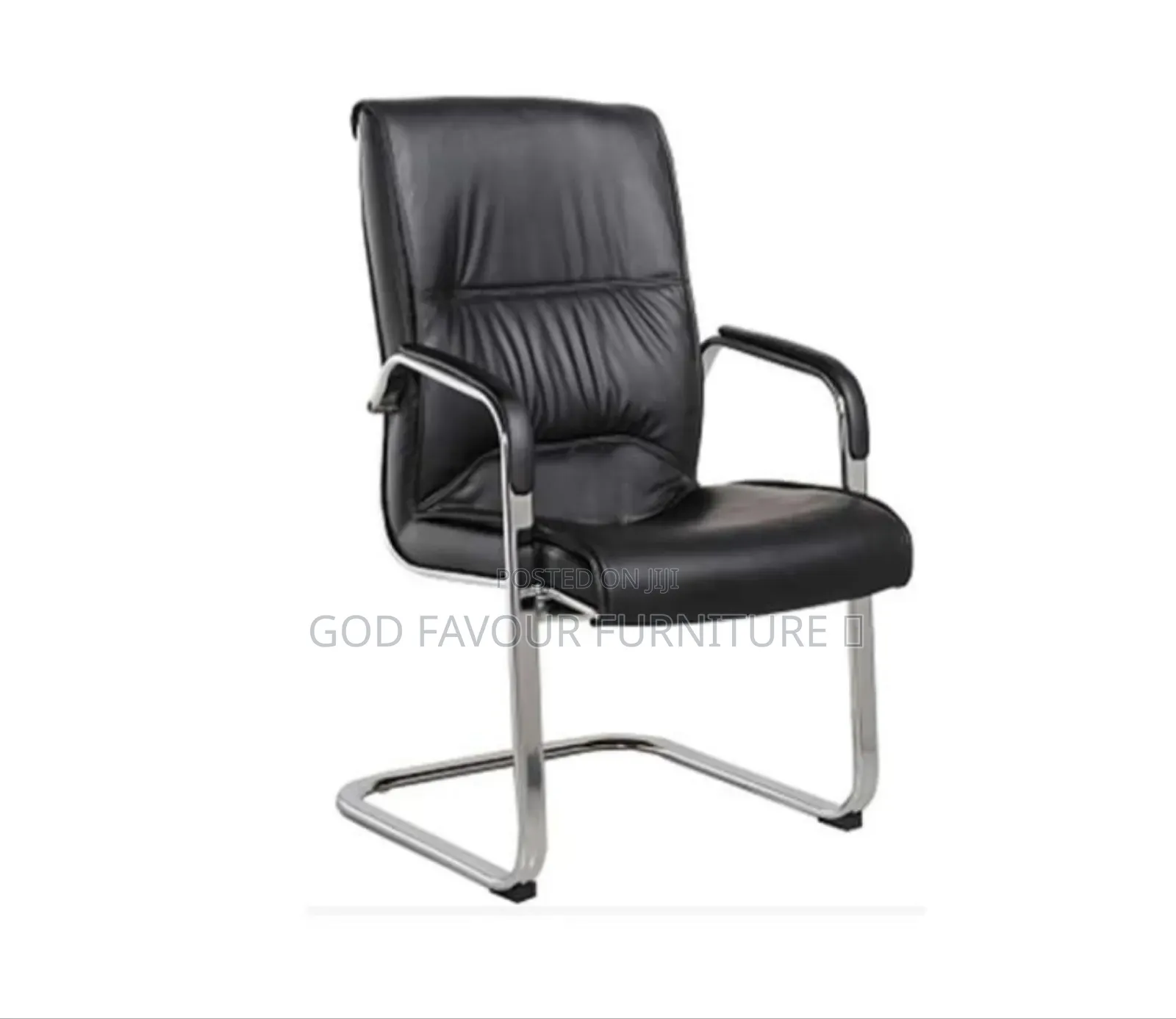 Generic Stable Black Office Chair/Waiting Chair Yf4r
