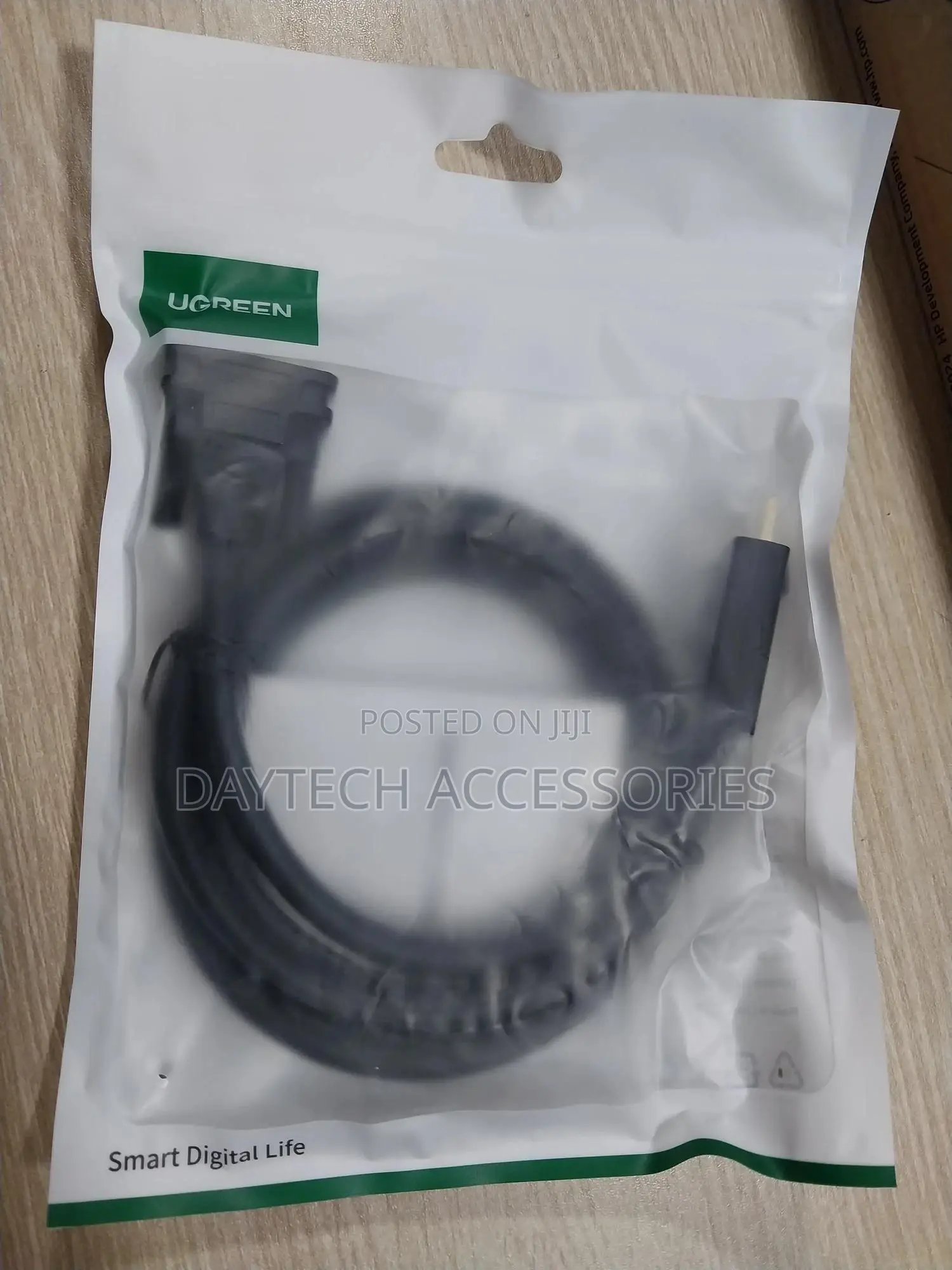Ugreen Displayport Male to Vga Male, 1.5 Meter, Black Cable