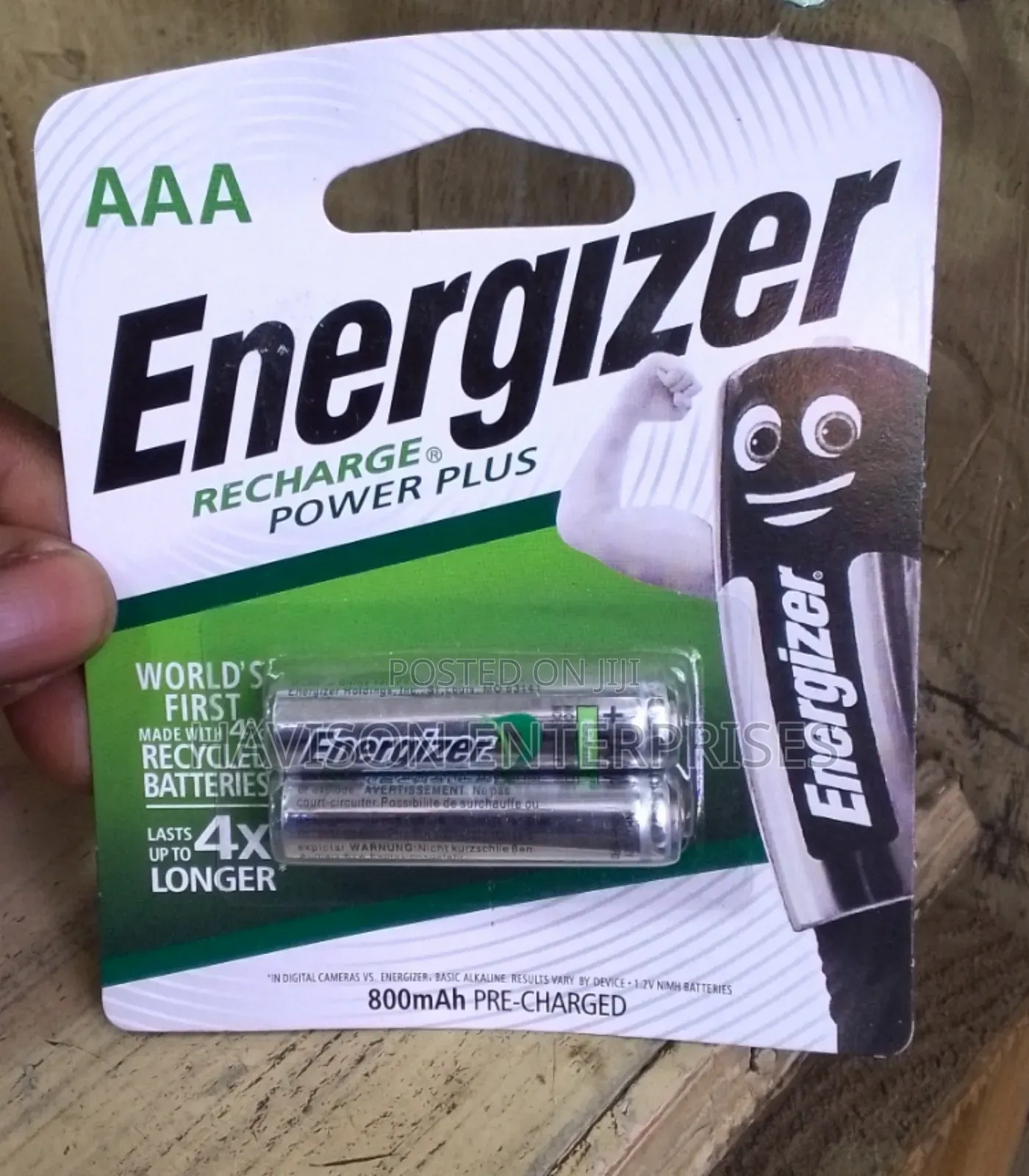 Green Pack Aaa Rechargeable Batteries(Energizer)