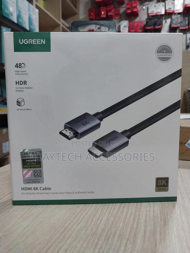 Ugreen Hdmi 2.1 Cable High Speed Hdmi Cord Braided 48gbps