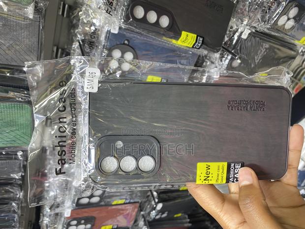 Sandy Samsung Galaxy A36 Leather Case With Silicone Ends - main view