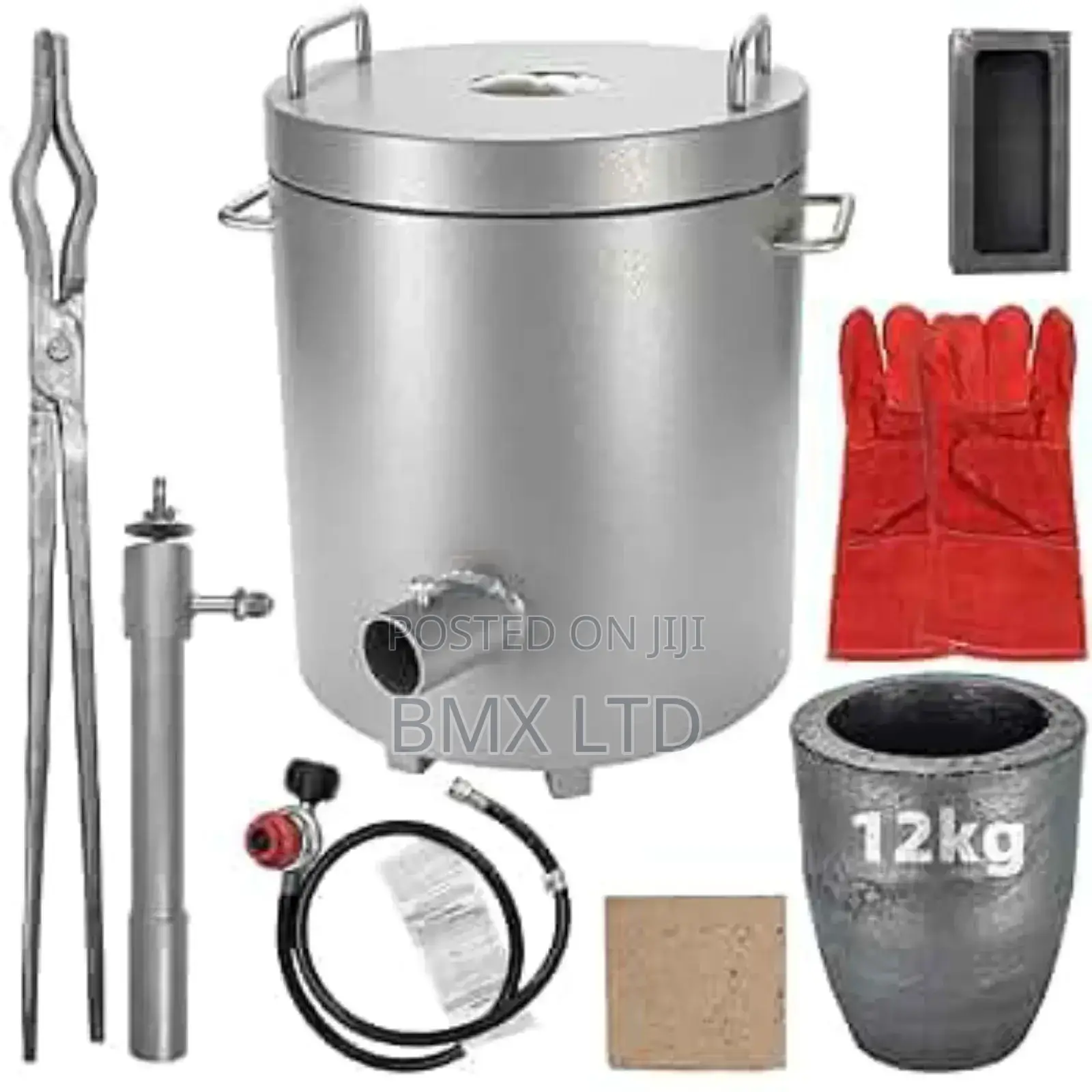 High Capacity 12kg Portable Propane Melting Furnace Kit