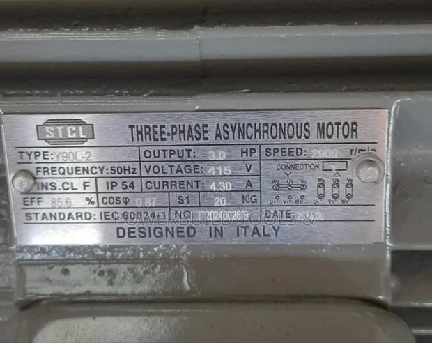 Stcl 3hp Three Phase High Speed Motor 2900rpm - thumbnail 2