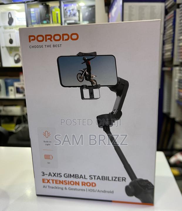 Porodo 3-Axis Gimbal Stabilizer Extension Rod