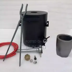 Rapid -Melt Gas Furnace With Crucible and Tongs Set