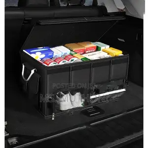 Large Black Car Trunk Foldable Organizer (60*35*30cm* )