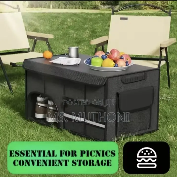 Large Black Car Trunk Foldable Organizer (60*35*30cm* )