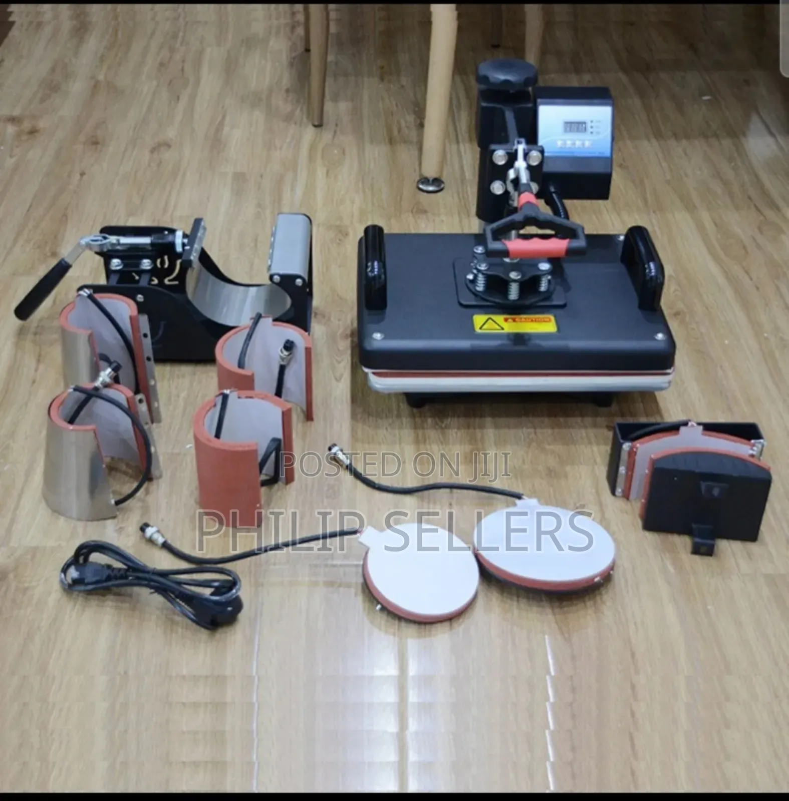 8 in 1 Combo Heat Press Machine User Manual Power Cable