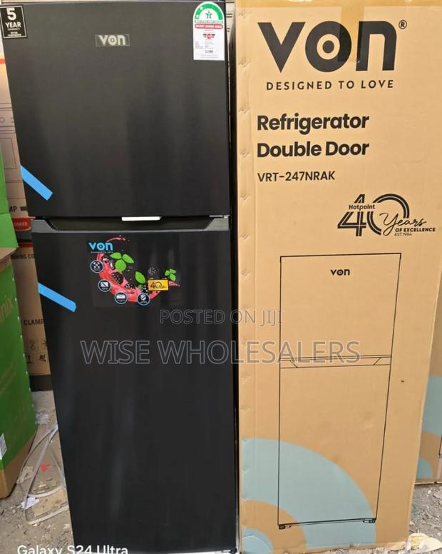 Von 247 Litres Nofrost Double Door Refrigerator